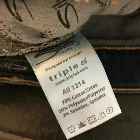 ❤️Silver Jeans  junior Girls Ali Skinny Capri - Picture 5 of 10